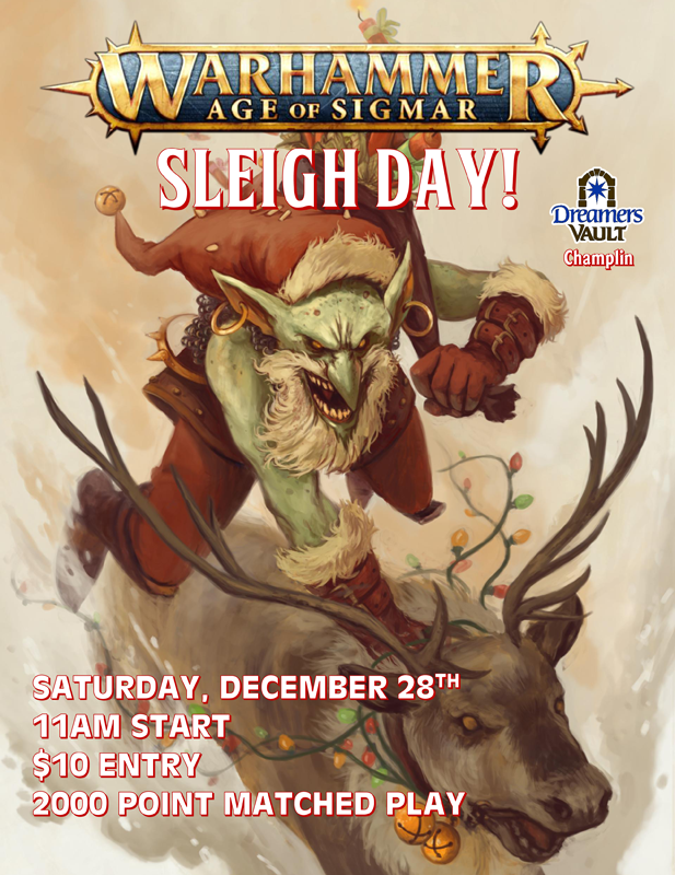 DVGCHMP's tweet image. Jump in your sleigh to play and slay!!
