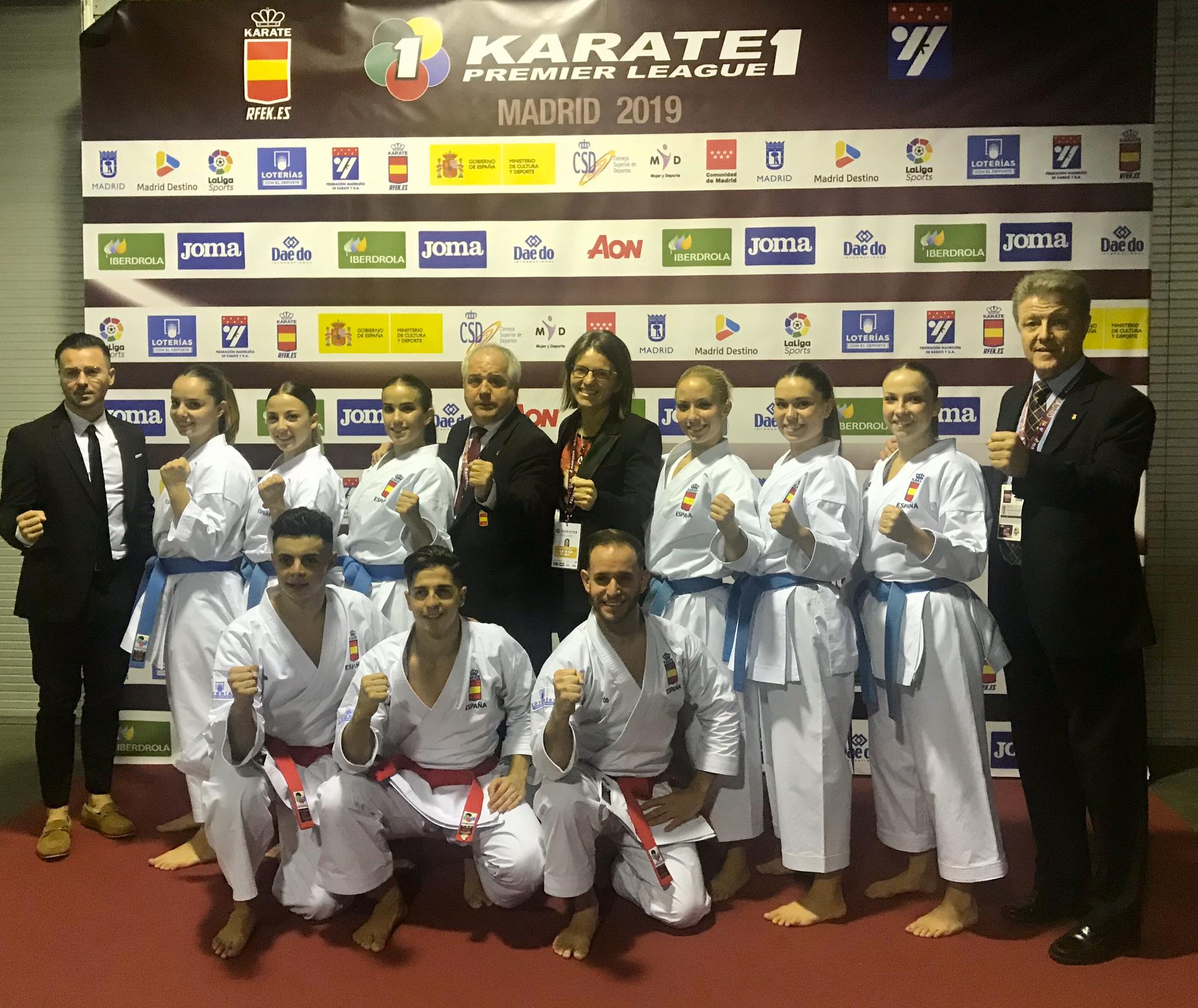 Las históricas ocho medallas del karate español en la Premier de Madrid  (II): Sandra, pentacampeona de la Quinta Premier, Damián ORO en Madrid y 3  Bronces para los katas, por equipos. |