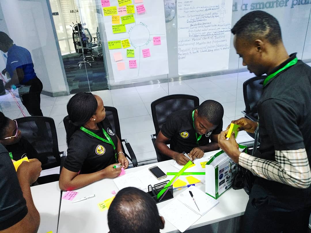 STEMiAfrica's tweet photo. To ensure an effective training, we took Educators through a process of Design Thinking where they worked in groups to proffer scalable solutions to real-life problems.
.
#brainstorm #teamwork #collaboration #educatortraining #STEMiEducators19 #education https://t.co/9ujjhW5E38