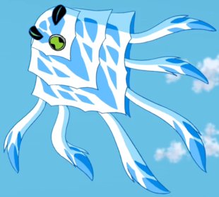 Ampfibian:i rly like the colors on this guy white and baby blue look rly nice together and the hints of green rly pop i may just be biased cus he was one of kid mes faveorite ben 10 toys but hes always been one of my faveorites jelly/10 look at him go