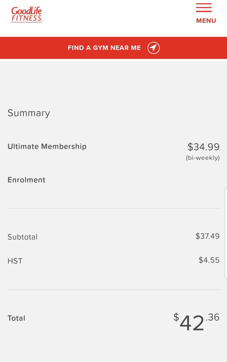 Iv4nS's tweet photo. @GoodLifeFitness What happened with your math on this one? this is preventing me from signing up. https://t.co/8MDMcOvsT3