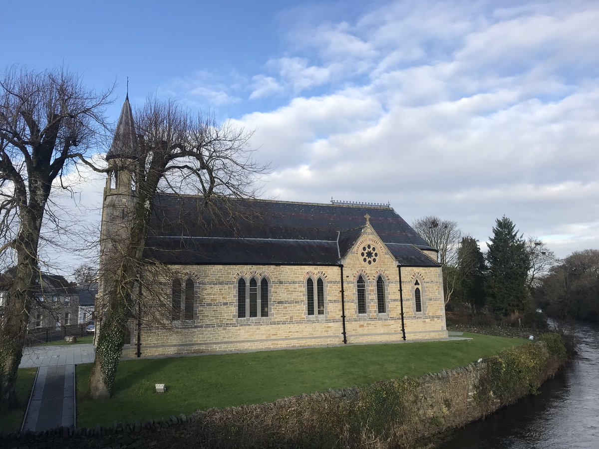 feebryn's tweet photo. Designed  by William Hague and build in 1861-63 St Aidan’s Church in #Butlersbridge on the bank of the river Annalee #cavanweek #home https://t.co/RvMdsyKSTR
