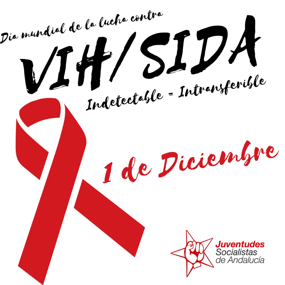 JSAGibraleon's tweet photo. Desde JSA-Gibraleón Seguimos sumándonos a la lucha contra el VIH/SIDA 🔴

Porque una Generación sin VIH/SIDA es posible 💪🏽

@JSAndalucia https://t.co/UCTjKzGWxF