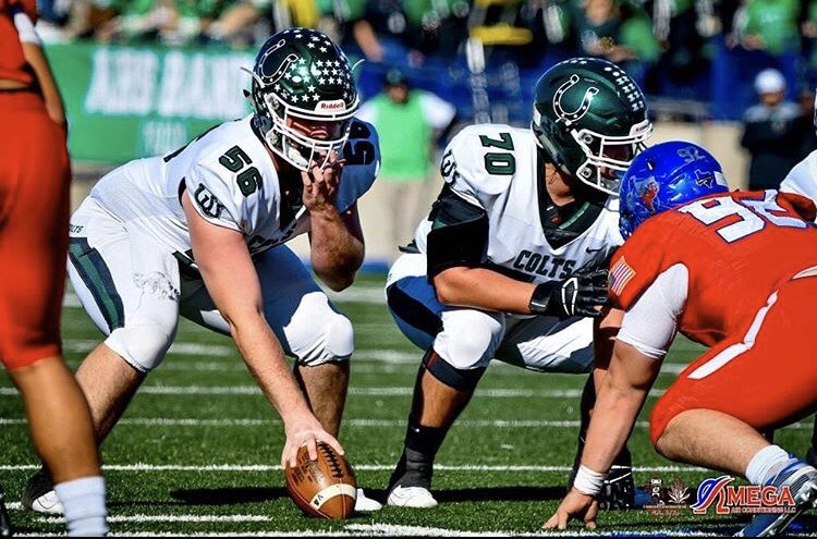 BoWitcher's tweet photo. Colt Football, 

It was truly a ride playing for this program the past 4 years. Through all of the ups and downs, I would’t have wanted to play for any other team or represent anyone else other than the school on the front of my jersey. Thanks for all of the memories, 56 out💚🐎 https://t.co/GaI37IkrjQ