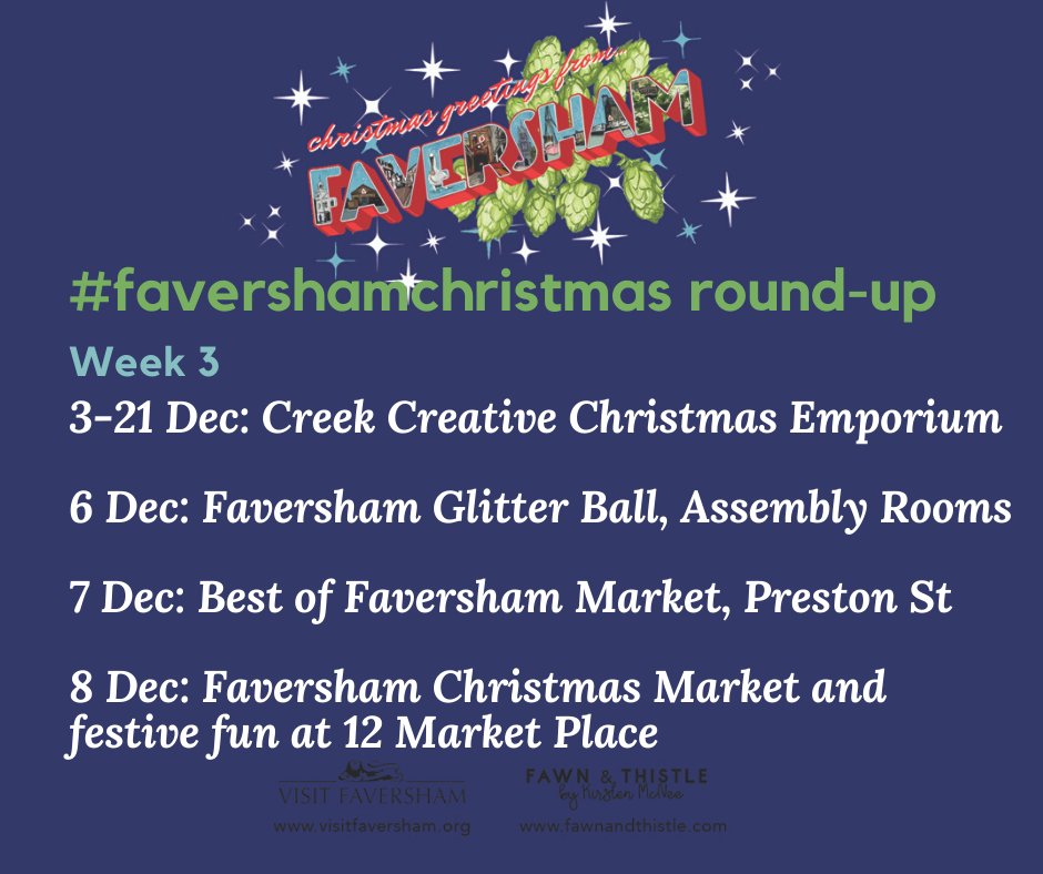First week of December and there's so much going on in Faversham #favershamchristmas #visitfaversham #favershammarket #visitswale
