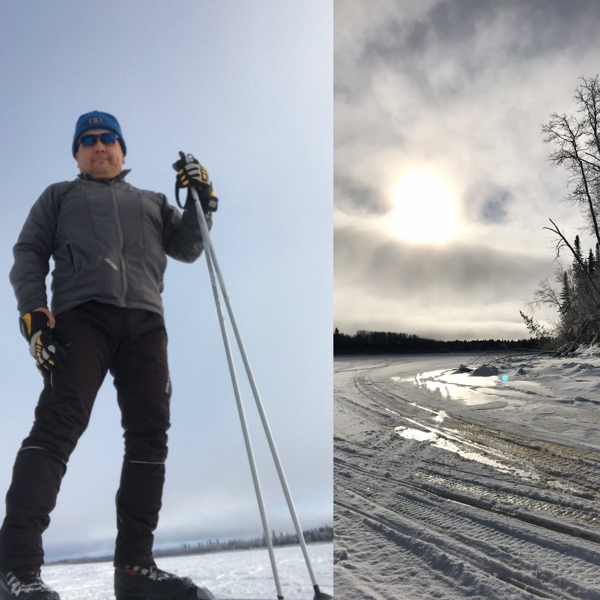 stanlouttit's tweet photo. Skiin the Moose River! #firstski #mooseriver #moosefactory #fitness #winter https://t.co/ZNaYwIzmiQ