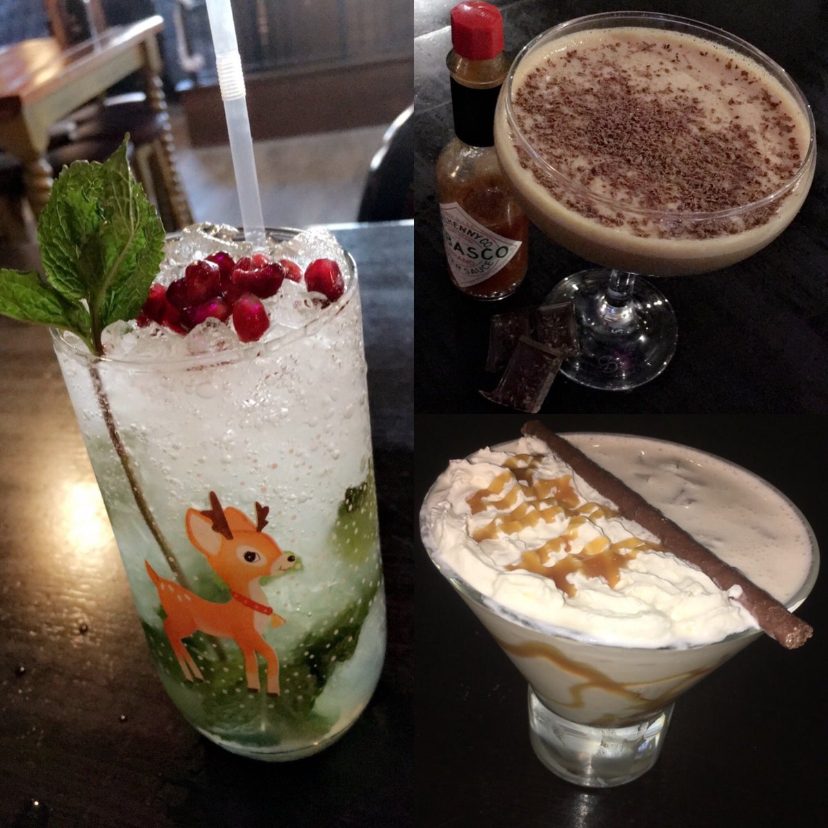 duchessofkdy's tweet photo. Christmas cocktails 🍹 🎄 https://t.co/jNCmzWfbfK