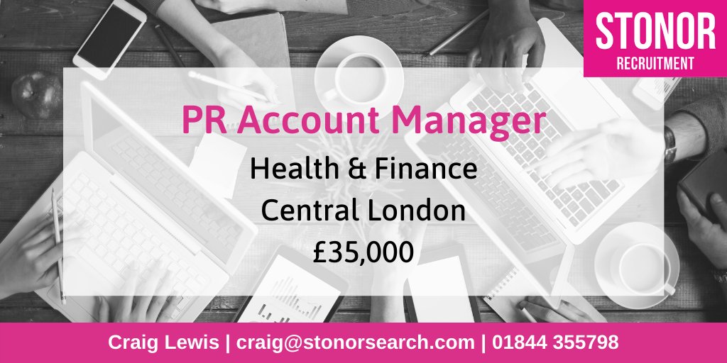 StonorSearch's tweet photo. **PR Account Manager required** for a PR agency based in #London with market leading B2B clients. For more info click here > https://t.co/XUTV21LLGR.
#PR #PRAccountManager #PRJobs #PRLondon #PublicRelations #JobSearch #Jobs #JobsinLondon #Recruitment #PRRecruitment https://t.co/S0aOpqFA0e