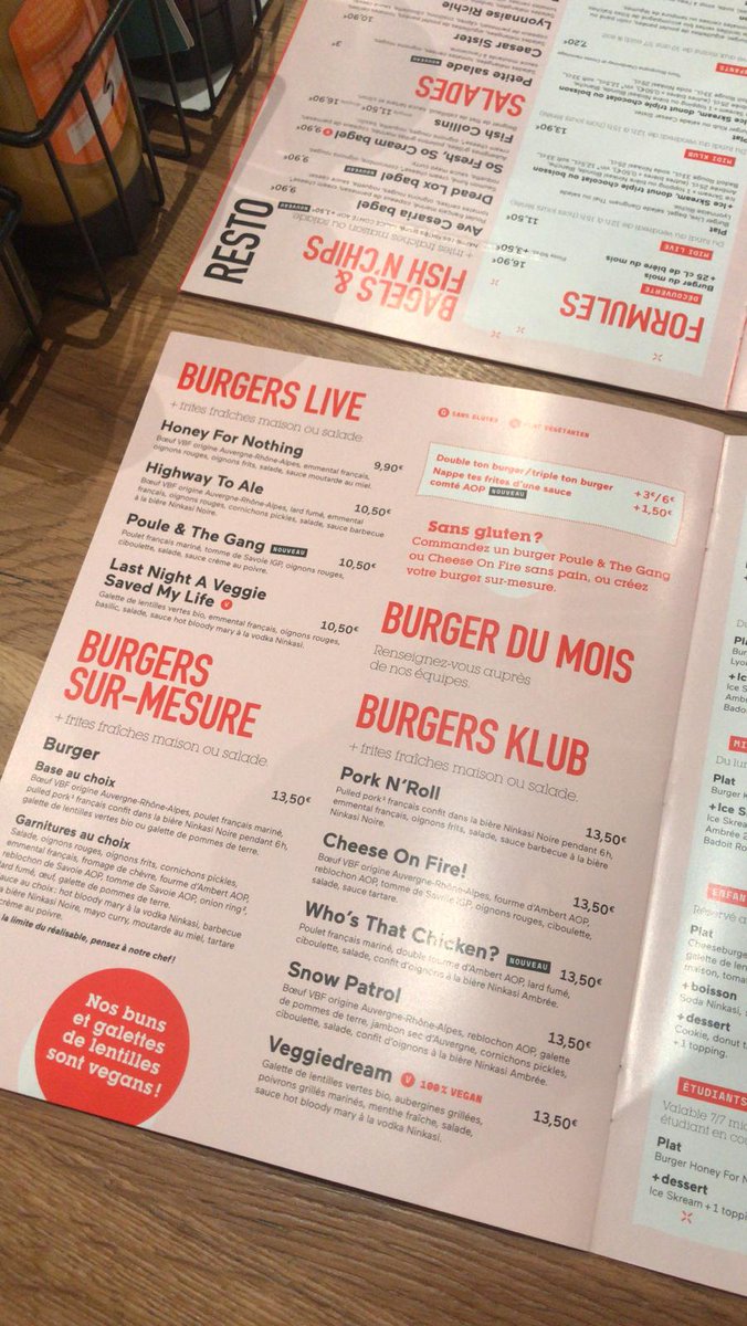 MariePerucha's tweet photo. Au @NinkasiFR de Bourgoin la carte a évolué. Merci d'avoir pensé aux #sansgluten #noglu #glutenfree https://t.co/FilgjRRfGr