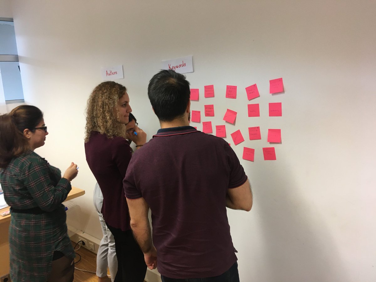 talkingrobotics's tweet image. In our first session, we brainstormed about #keywords and #authors we are interested in. The goal was to personalize the reading group content to our interests 🤠 some keywords: #interactivetasklearning, #sociabehaviorgeneration, #probablisticprogramming, #humansimulation, #ai