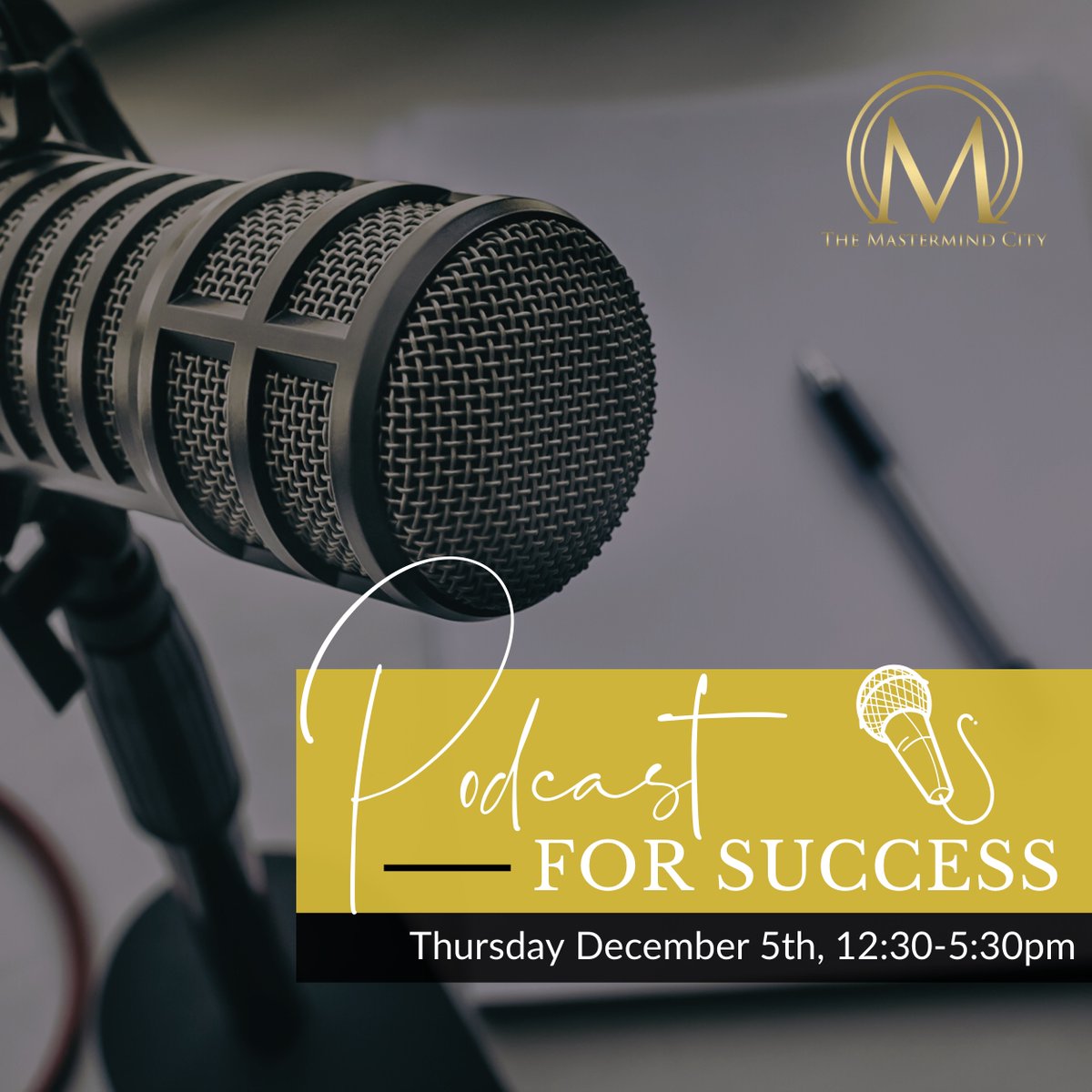 themasterscity's tweet photo. PODCAST FOR SUCCESS! 🎙️Join us as we help you brand your voice in your market. December @ 12:30 #oakville #podcast  @sociallystacy @faychapple  https://t.co/AfB0h3qgdZ https://t.co/sgVHlgeDMI