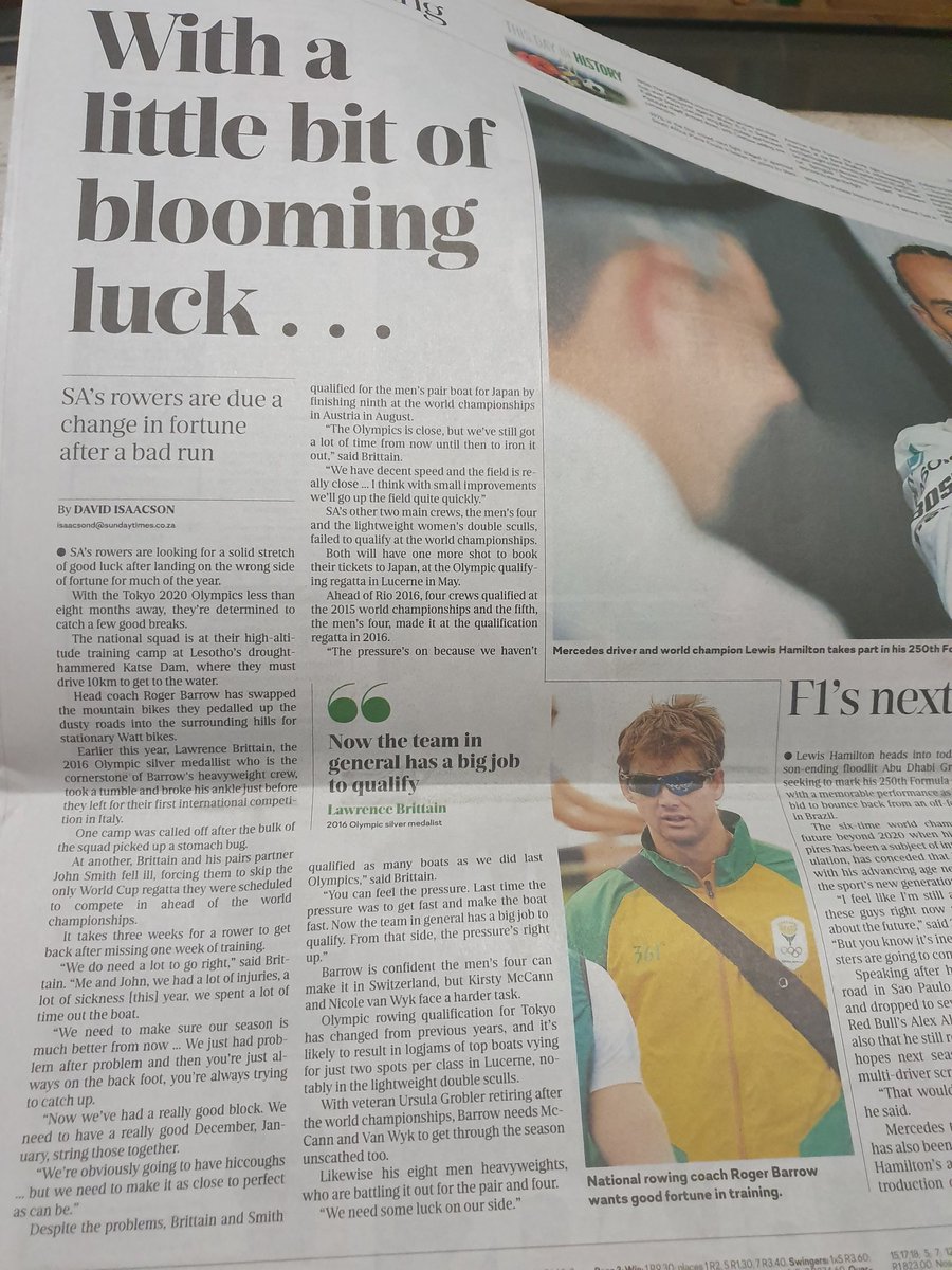 Blake Dyason (@blakectn) on Twitter photo In today's <a href="/SundayTimesZA/">Sunday Times</a> <a href="/rogerbarrow/">Roger Barrow</a> head coach of the #RMB <a href="/NationalSquadZA/">RMB National Squad</a> and <a href="/Brittain_L/">Lawrence Brittain</a> silver olympic medalist share some light on the challenges of 2019 and what's needed for #Tokyo2020
#rowing #rmbnationalsquad #SouthAfrica
<a href="/cnandco/">CN&CO</a> <a href="/RowingRSA/">RowSA</a> <a href="/RMBCIB/">RMB - Rand Merchant Bank</a> In today's <a href="/SundayTimesZA/">Sunday Times</a> <a href="/rogerbarrow/">Roger Barrow</a> head coach of the #RMB <a href="/NationalSquadZA/">RMB National Squad</a> and <a href="/Brittain_L/">Lawrence Brittain</a> silver olympic medalist share some light on the challenges of 2019 and what's needed for #Tokyo2020
#rowing #rmbnationalsquad #SouthAfrica
<a href="/cnandco/">CN&CO</a> <a href="/RowingRSA/">RowSA</a> <a href="/RMBCIB/">RMB - Rand Merchant Bank</a>
