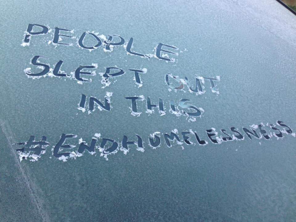 Our1Community's tweet photo. ����

The homeless sleep in this not just last night but all throughout winter #HelpTheHomeless #EndHomelessness https://t.co/APUPn8QXur