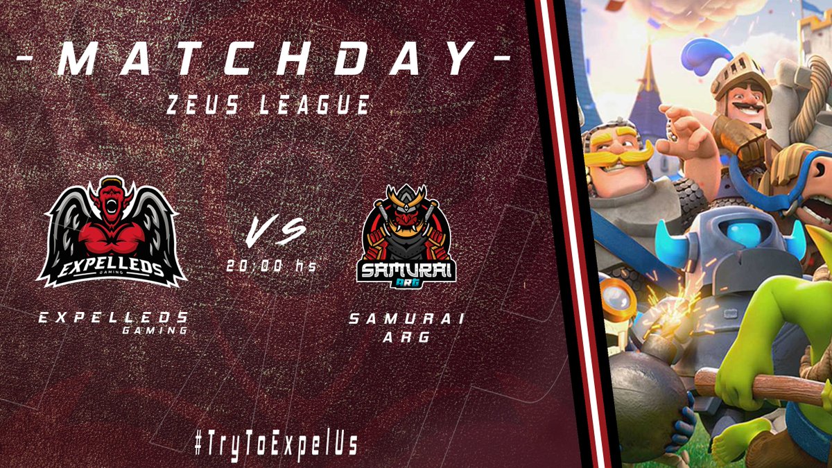ExpelledsGG's tweet photo. #CR

Vuelve nuestra escuadra a la acción, y contra un rival de primera. 

🆚 @Samurai_ARG
🏆 @ZeusLeagueGG
⏰ 20:00hs🇦🇷

#GoExpelleds #TryToExpelUs https://t.co/8yZCJpmwuP