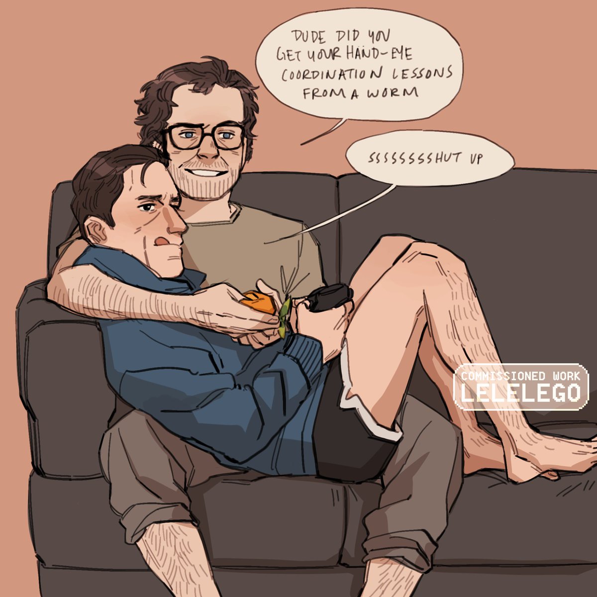 forgot to post this #reddie commission i did for <a href="/Evvobevvo/">Evvy o7 💚</a> a week or so ago!!! ✊😔 its ok eddie sometimes people bad at bideo james