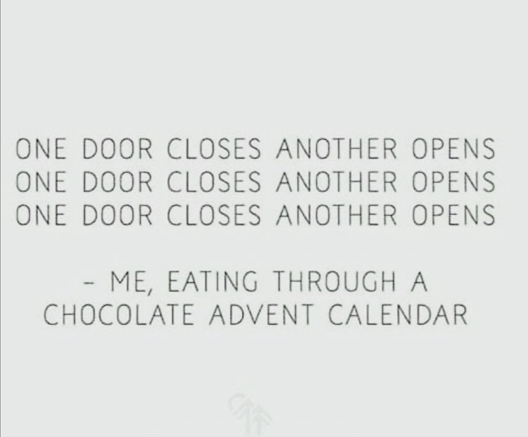 TherapyRise's tweet photo. Who's opening only 1 door of there advent calender today?  Give me a 💚

#advent #adventcalendar #december #1stdecember #chocolates #doors #calendar #hypnotherapy #risetherapy #Hypnotherapist #mindset #mind #subconsious #essex #Colchester #relaxation #relax #positivity #positive https://t.co/sSTB1sHbvb