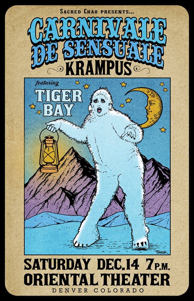 Have I mentioned I'm headlining a show in Denver on December 14th? 
Super excited for Carnivale De Sensuale: Krampus at the <a href="/OrientalTheater/">The Oriental Theater</a> 
Tix and info theorientaltheater.com/event/351656
#travelingshowgirl #burlesque #denverburlesque #carnivaledesensuale #yeti #neoburlesque