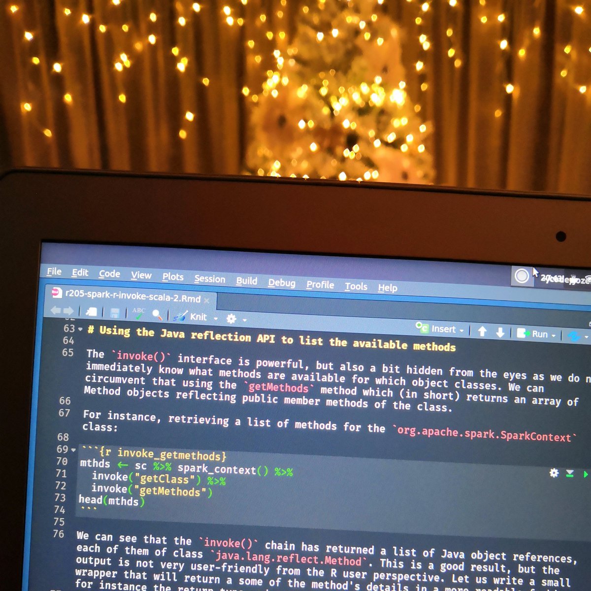 Jozef Hajnala (@jozefhajnala) on Twitter photo 🎄It's my favourite time of the year again! And it also comes to my favourite #rstats IDE RStudio with the festive looking Yule RStudio theme.
Thanks <a href="/grrrck/">garrick aden-buie</a> for this theme, and see the very simple installation instructions (and better pictures) here: github.com/gadenbuie/yule… 🎄It's my favourite time of the year again! And it also comes to my favourite #rstats IDE RStudio with the festive looking Yule RStudio theme.
Thanks <a href="/grrrck/">garrick aden-buie</a> for this theme, and see the very simple installation instructions (and better pictures) here: github.com/gadenbuie/yule…