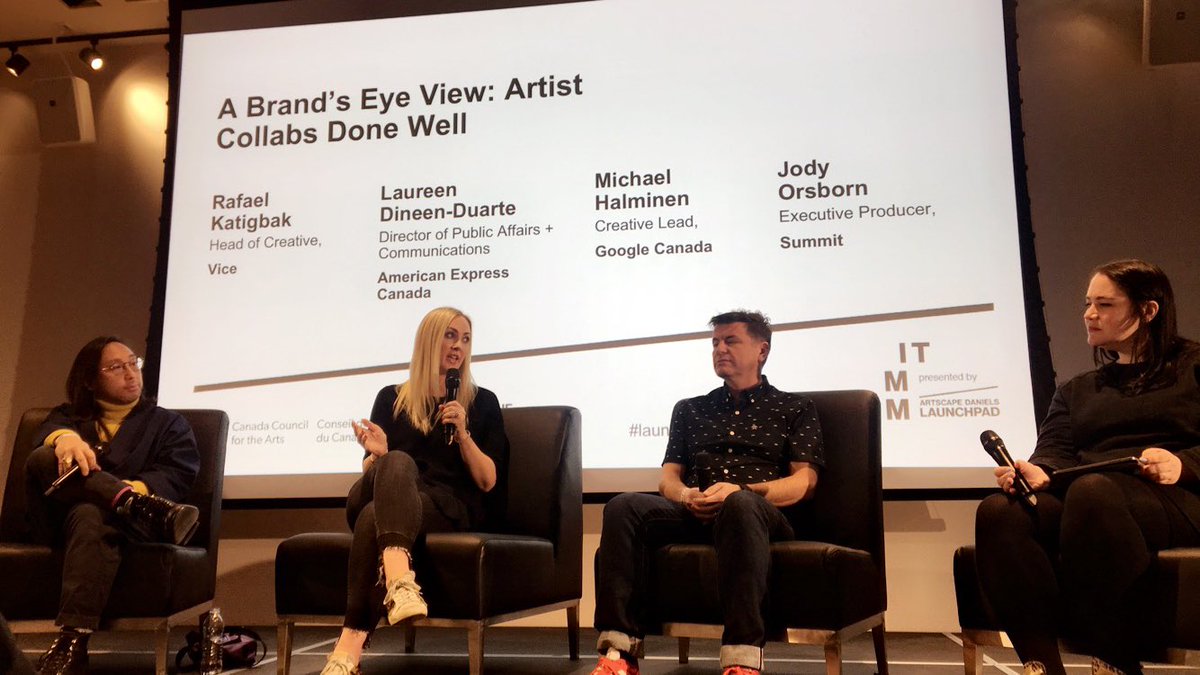 “Influencers who feel like the brand is a good fit for them usually create content that flows naturally, and that’s what we’re looking for.” - <a href="/ldineenduarte/">Lauren Dineen-Duarte</a>,  Director of Public Affairs and Communications at <a href="/AmexCanada/">Amex Canada</a> at #LaunchpadSummit <a href="/LaunchpadTO/">Launchpad</a>