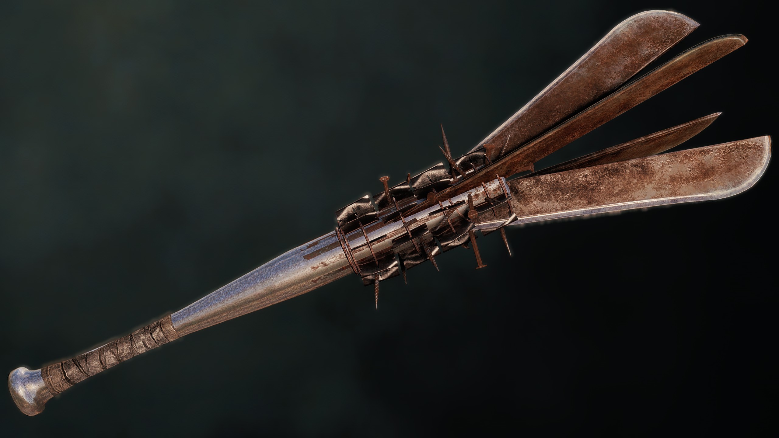 Металлическая дубинка. Bit weapon. Бита с колючей проволокой. Bit weapon. Бейсбольная бита винтаж.