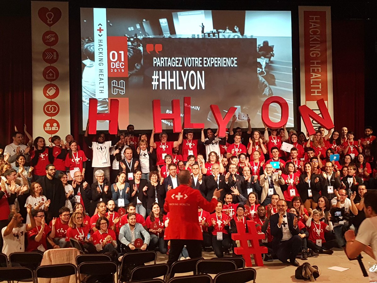 Defi : trouver la @CE_RhoneAlpes agence #Sante sur la photo finale du <a href="/HH_Lyon/">Hacking Health Lyon</a>.
