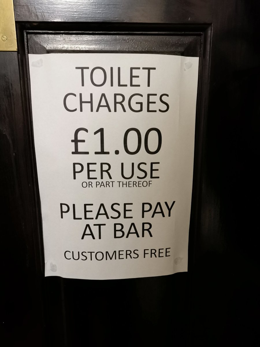 Local pub issues from people not buying but using the facilities. Confused by "part thereof" part of what? #publife #downthelocal