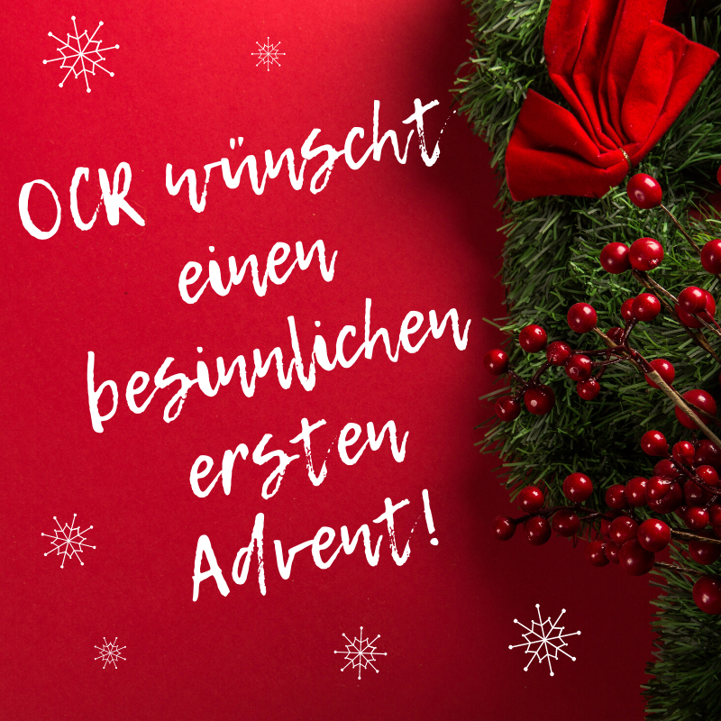 OC_Recruitment's tweet photo. Wir wünschen einen ruhigen und besinnlichen 1. Advent.
#Advent #OCR #OCRecruitment #Weihnachten #Christmas https://t.co/lYWhVnA0jk