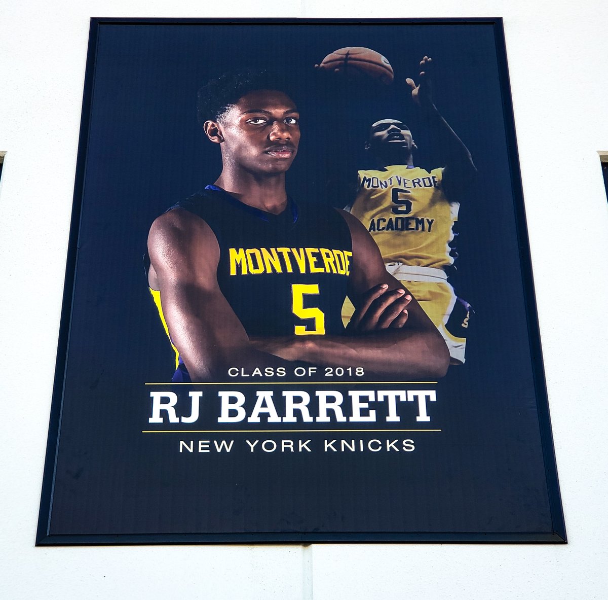 MVABasketball's tweet photo. Our Nest Gym got a bit of an upgrade over the Thanksgiving holiday break 👀

#BenSimmons #DLo #RJBarrett https://t.co/qEpxbszyNg