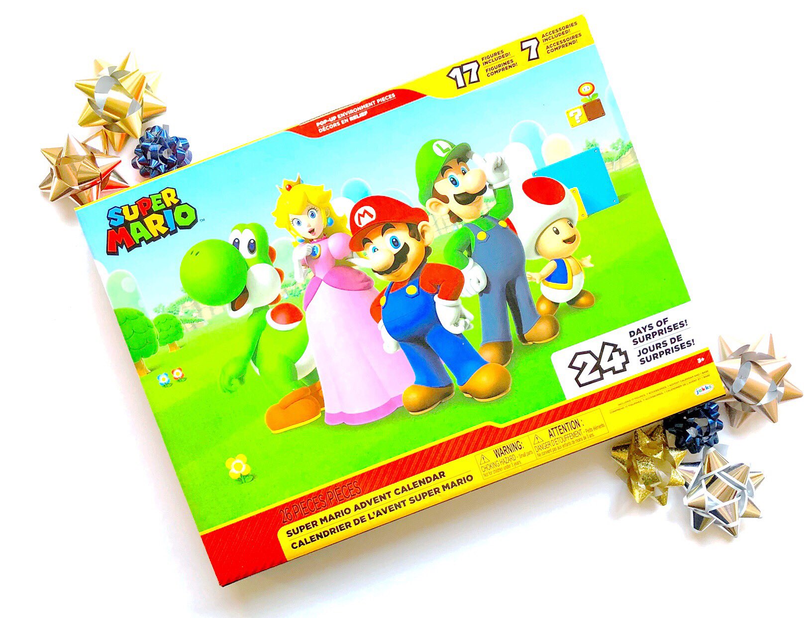 Nintendo Super Mario Pop-Up Environment Advent Calendar New With