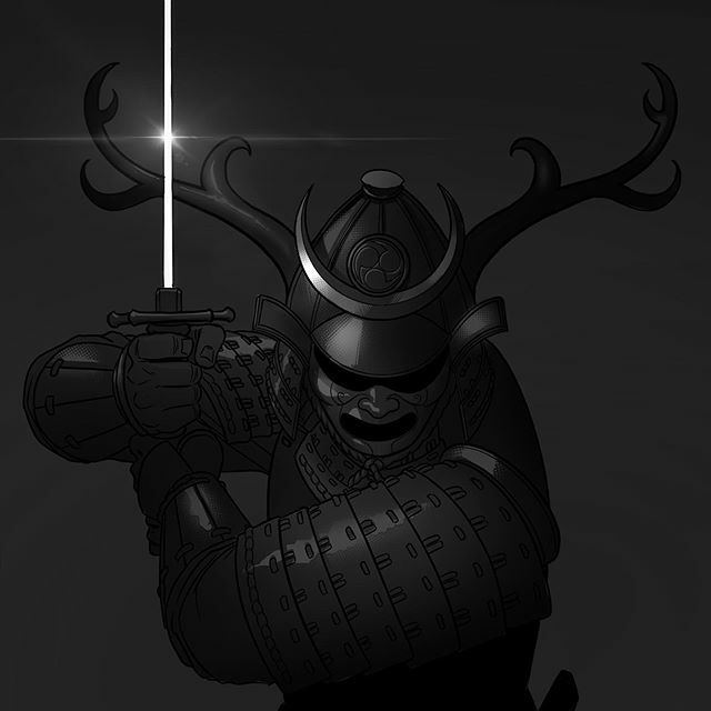 Fernies_ART's tweet photo. I started working on this piece in Japan, but life has a pesky habit of getting in the way and thus I was only able to finish it recently. I was inspired after visiting Osaka Castle and seeing their awesome samurai armour on display.
...
..
.
#samurai #k… https://t.co/RgkZqycZc8 https://t.co/4oxCwKMW8L