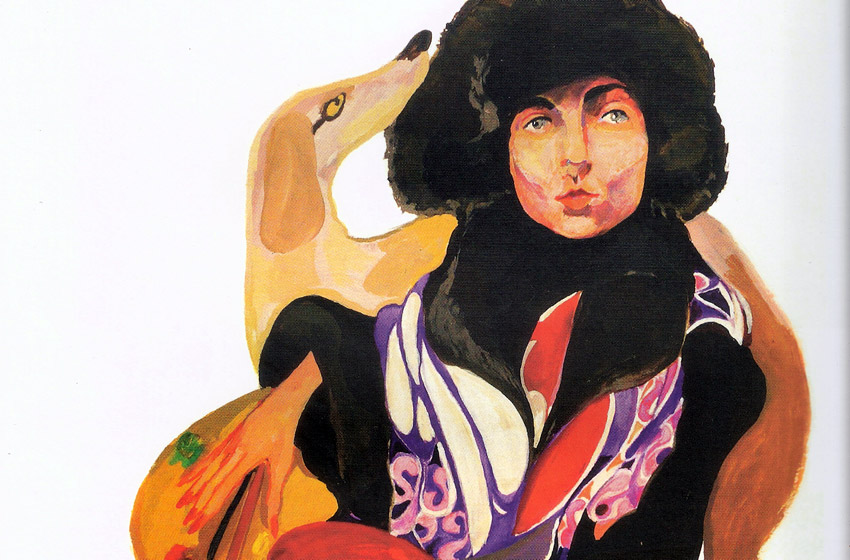 DeArroyito's tweet photo. Retrato de Emilia Bertolé pintado por el artista rosarino Gregorio Zeballos. https://t.co/YbWeEjOPPh