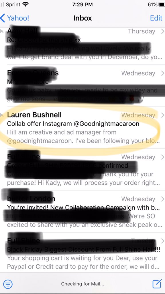 KadyCannon313's tweet image. Warning to my fellow influencers: Do not open any email “from” @LaurenBushnell3 regarding a social campaign for Goodnight Macaroons. Theses are hackers impersonating this brand and person in an attempt to hack your IG. #donotopen #Hackers
