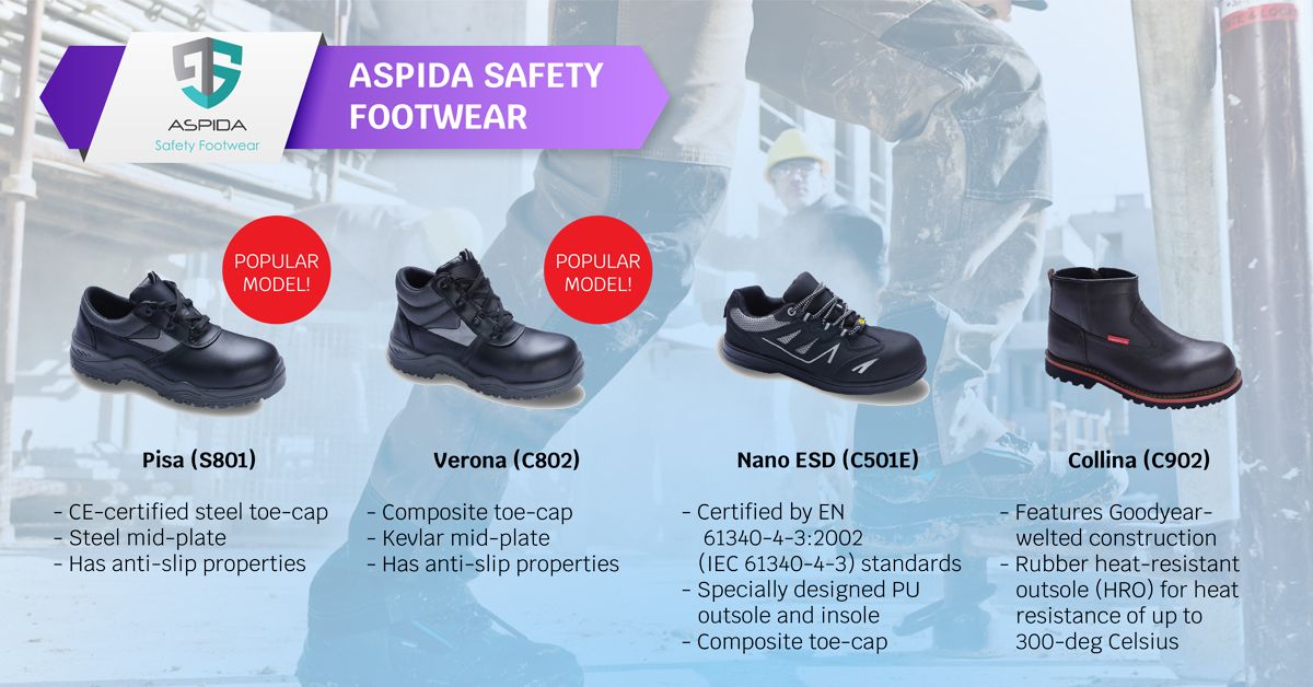 aspida safety shoes price