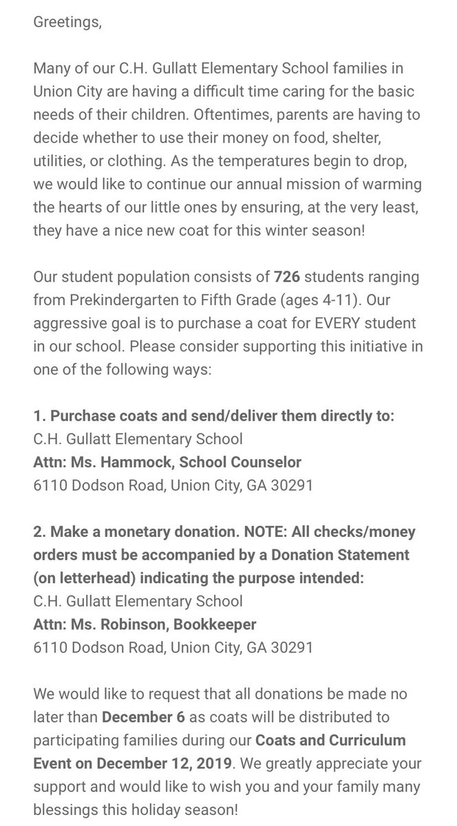 NatalieElie1's tweet photo. @GullattES1 needs your support! #holidayseason #giftofgiving https://t.co/nZkR9UeJBj