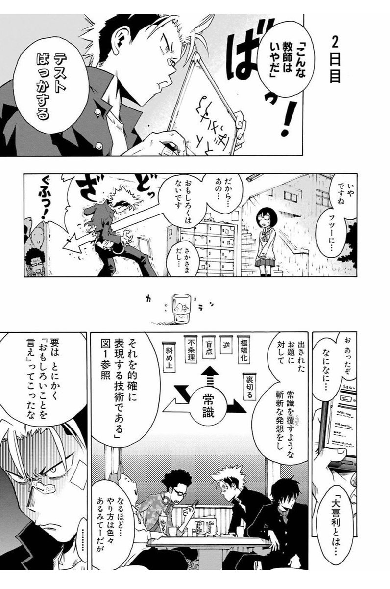 植田 幹也 ミキペディア V Twitter キッド アイ ラック 大喜利漫画という珍しいジャンル シオリエクスペリエンス と同じ作者の長田悠幸さん ストーリーの中でちゃんと大喜利のお題と答えの応酬をしていて かつ大喜利とは何ぞやみたいなところまで書かれて