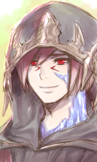 フード公ってまだ数回しか描いたことないんですがどうしても顔描きたくなってしまうね… 