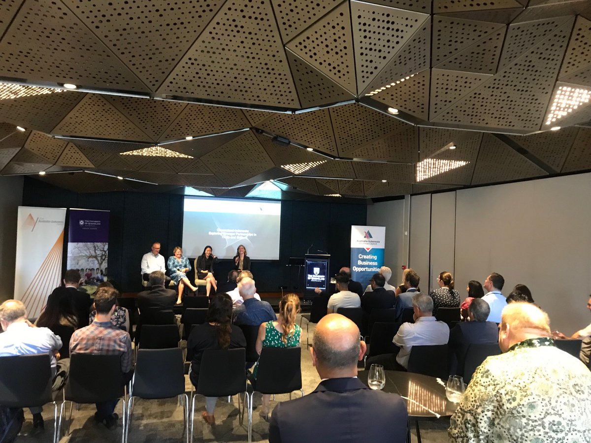 The #Indonesia #Australia Comprehensive Economic Partnership Agreement should give the business community confidence from the government that it is ok to work together. Persistent &amp; resistant ⁦⁦<a href="/JChapmanTAFE/">Janelle chapman</a>⁩ ⁦@AusIndCentre⁩ ⁦<a href="/AIBCNational/">AIBC National</a>⁩ ⁦<a href="/UQ_News/">UQ News</a>⁩
