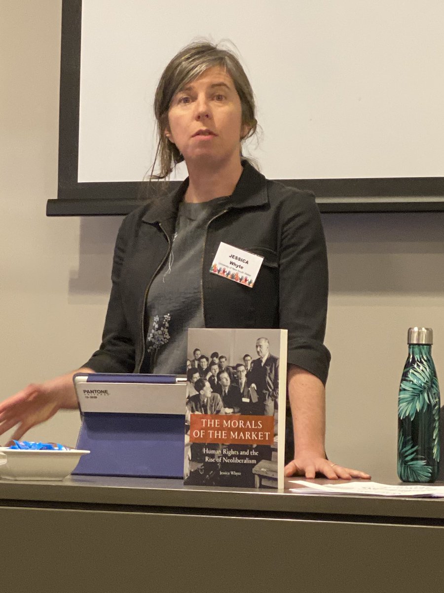 Marco Duranti on Twitter: "Jessica Whyte speaking about her important new  book, “The Morals of the Market”. Part of an excellent two day workshop on  “The Past, Present, and Future of Human