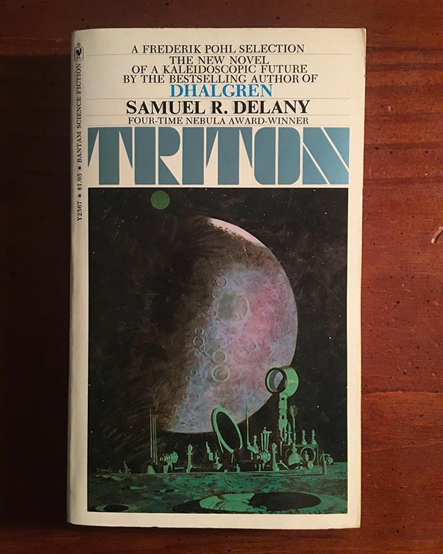 Samuel R. Delany, TRITON (Bantam, 1976).
#samueldelany #afrofuturism #afrofuturist #scifi #fantasy #sciencefiction #queer #lgbtq #heterotopia #outerspace #coverart #coverdesign #coverillustration #moon #nebula #neptune #nebulaaward #frederikpohl #dhalgre… ift.tt/2Laj7ps