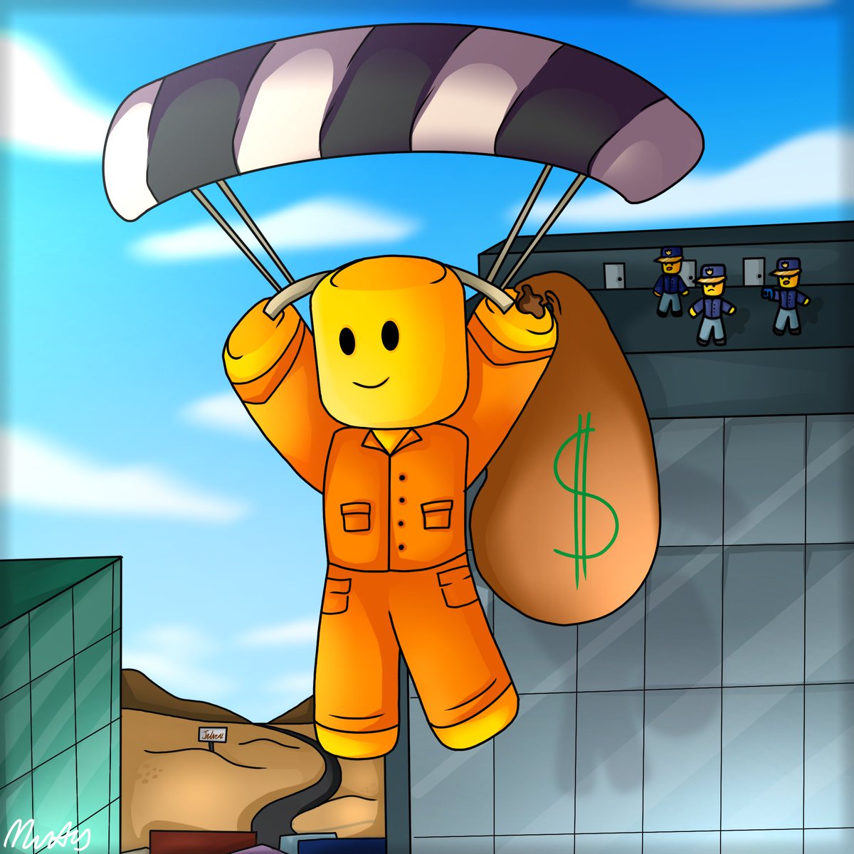 Misty On Twitter Had Some Free Time And Made Some Fan Art For The Game That Got Me Back Into Roblox Jailbreak Give Me Some More Game Fan Art Suggestions Also Check - roblox jailbreak badimo twitter