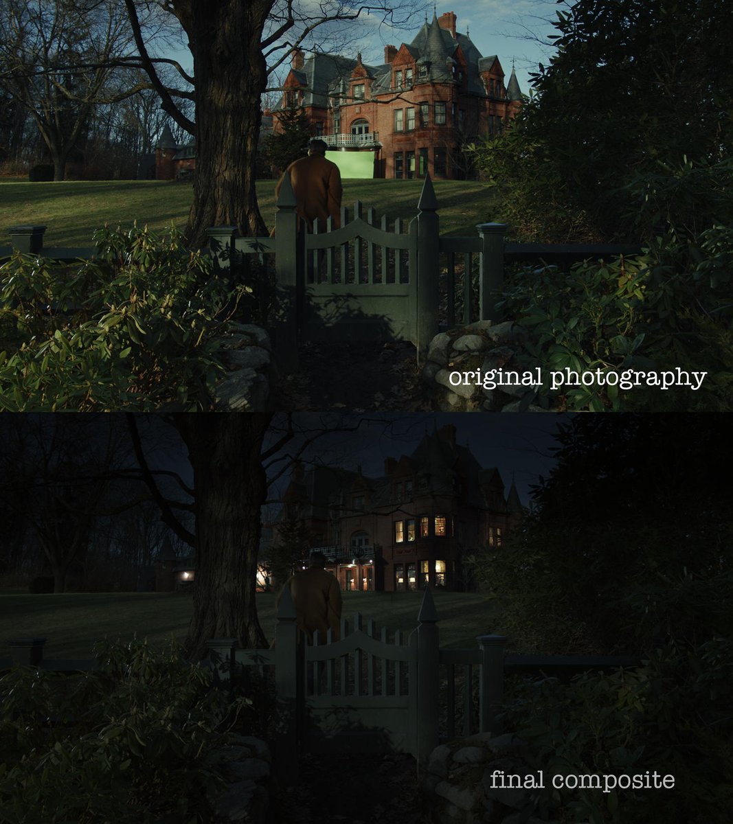 Steve Yedlin On Twitter Behind The Scenes Diy Fun Many Of The Impressionistic Night Exteriors On Knivesout Were Combinations Of Day For Night And Night For Night In The Same Shot I Did The Compositing Myself On My