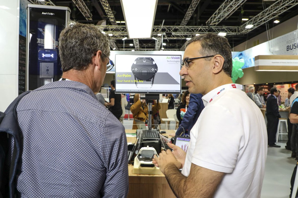 CeBIT Sydney - Visitors are fascinated discovering how easy it is to use one’s palm vein to open a gate. As easy as waving your hand over a sensor.