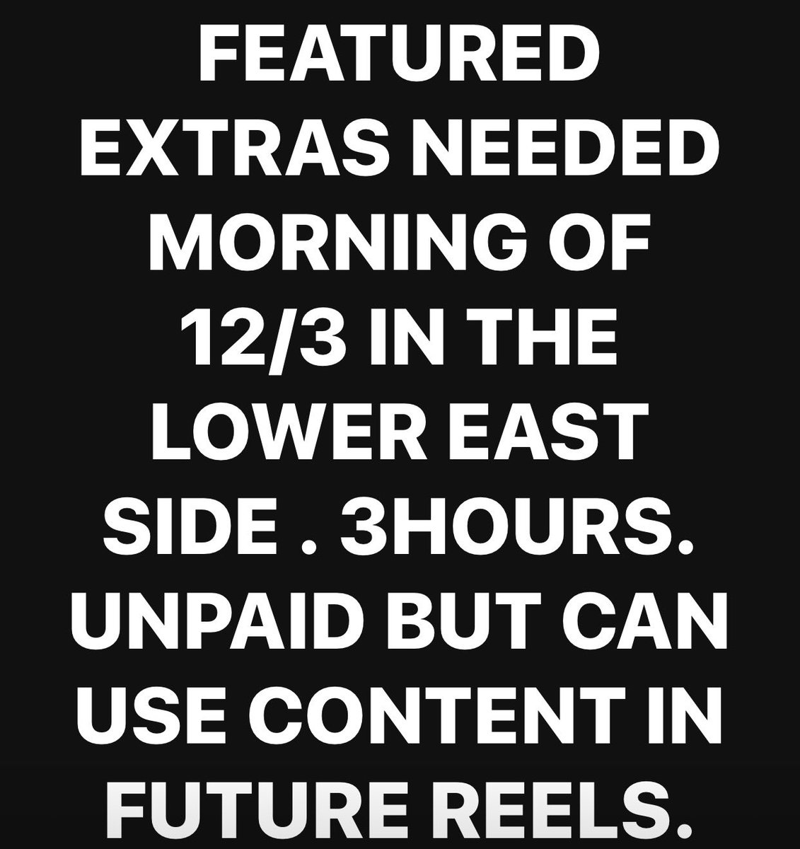 TheJustinMaxx's tweet photo. #castingcouch #castingcall #CASTING #EXTRASNEEDED #indiefilm DM ME FOR MORE INFO https://t.co/Oj4jqrc8cF