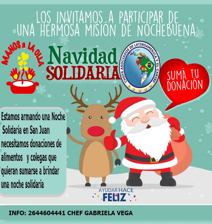 Cuccinando's tweet photo. Chefs asociados de latinoamerica y el Caribe Argentina por una navidad inclusiva https://t.co/MR3ilPjRkV