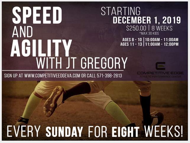 LightningInVA's tweet image. Speed and agility training starts now! Click or call for info!

#CompEdge 
571-398-2813
ow.ly/RlqJ50xmBdg