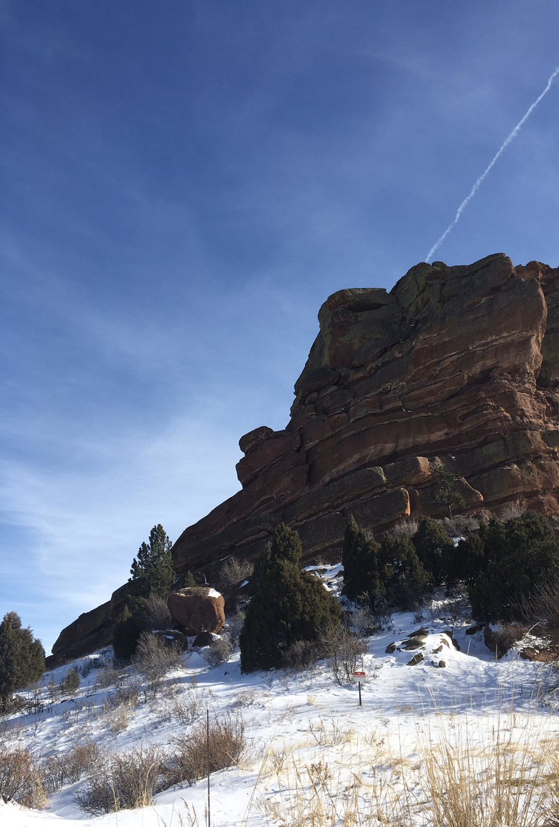 MaryConibear's tweet photo. A short trip to Denver, Red Rocks and Evergreen, Colorado. All layered, scarved and booted up #winterishere #milehigh #bluebirdday #denver #colorado #nofilter https://t.co/bWmSUCWiZz