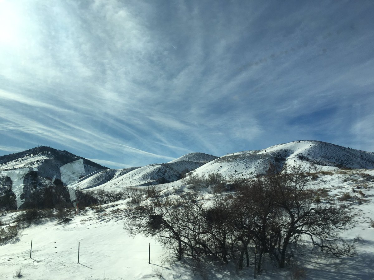 A short trip to Denver, Red Rocks and Evergreen, Colorado. All layered, scarved and booted up #winterishere #milehigh #bluebirdday #denver #colorado #nofilter