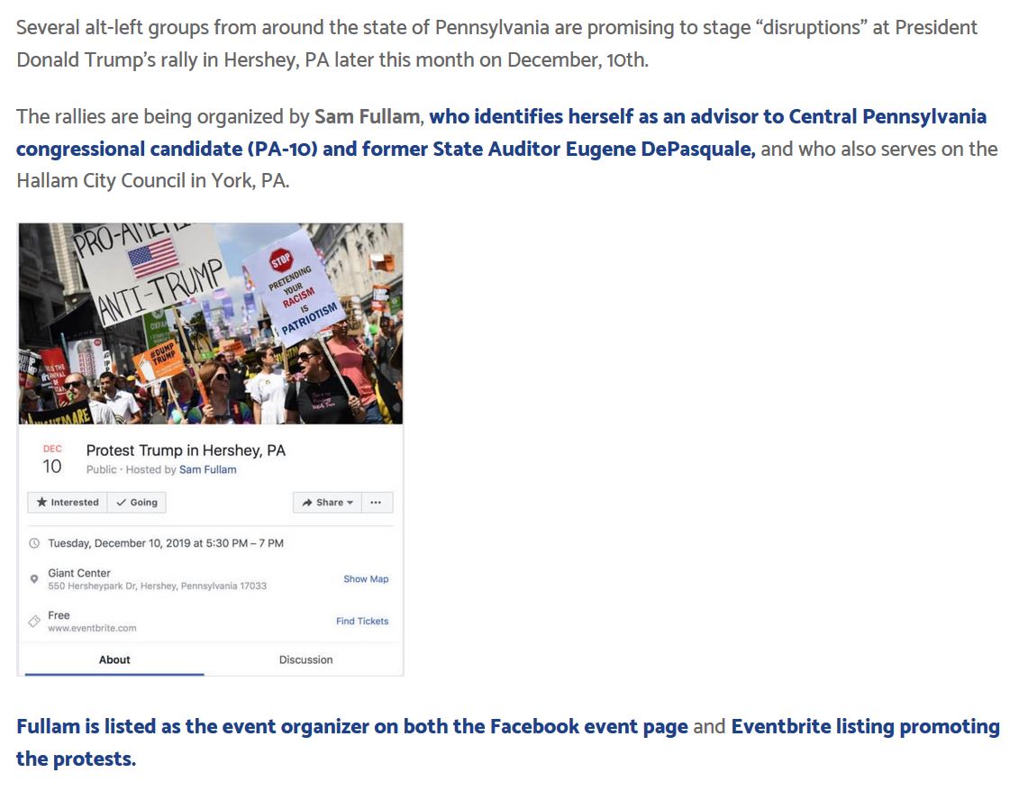 VotingFemaIe's tweet photo. #BUTTHURTALERT:
Violent Antifa Group ‘Refuse Fascism’ Plans “Disruptions” At Upcoming Trump Rally in Hershey, PA
https://t.co/WGqAFS2VwX
#MAGA 🇺🇸 #Trump #NRA #txlege #akleg #akpol #ohpol #ohleg #ncpol #lagov #copolitics https://t.co/Mwcak9ycYg