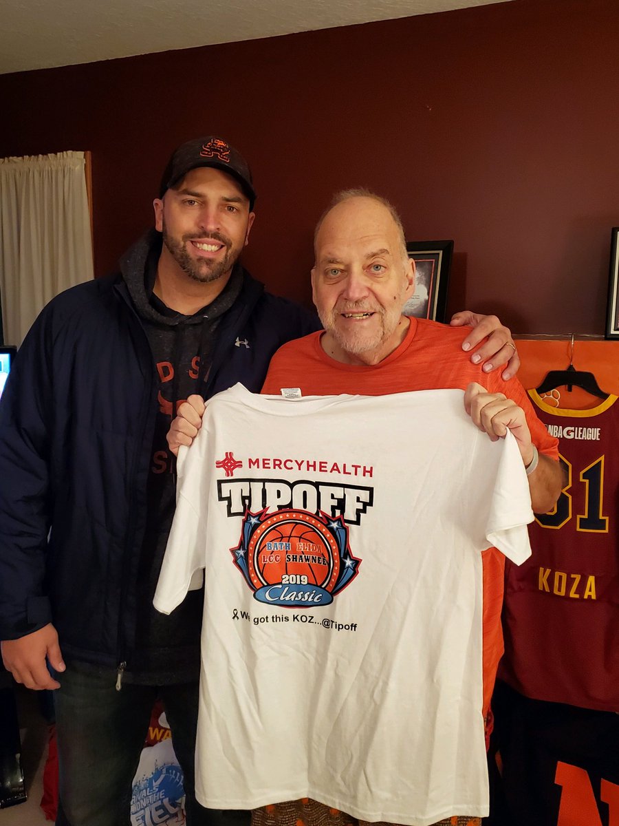 Thx to <a href="/Coachkill3422/">Frank Kill</a> for the visit &amp; tha awesome T-shirt &amp; remembering #wegotthiskoz&amp;tip-off.Tough not to be there but I am making progress