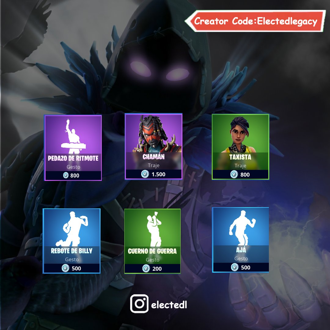 ElectedLegacy's tweet photo. Aquí tenéis la tienda de hoy
.
Comparte para apoyarnos🔥🎮🔥
.
❤Código Electedlegacy  en la tienda para apoyarnos y traer más contenido❤
.
.
.
.

#Electedlegacy #itemshop #FortniteChapter2  #frostyfortmite #electedlegacy #goelected https://t.co/EWoCgS0HsT